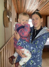 Valentina, která žije s dcerou v kempu u nádrže Rozkoš