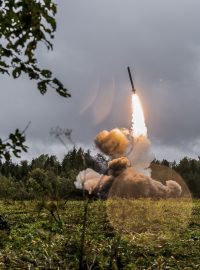 Odpal rakety ruského systému Iskander