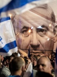 Protesty proti reformě soudního systému v Izraeli a proti plánům vlády premiéra Benjamina Netanjahua