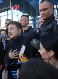 Kandidát na ukrajinského prezidenta Volodymyr Zelenskyj