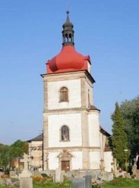 Kostel sv. Mikuláše z roku 1577 v Horní Branné