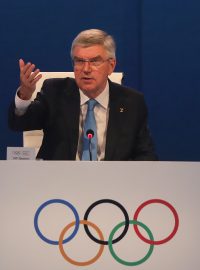 Šéf Mezinárodního olympijského výboru Thomas Bach