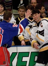 U rozlučky Wayna Gretzkyho v Madison Square Garden