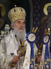 srbský patriarcha Irinej