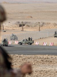 Hranice mezi Saúdskou Arábií a Irákem poblíž města Arar
