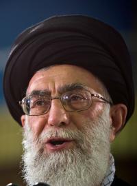 Nejvyšší duchovní vůdce Íránu - ajatolláh Chameneí.