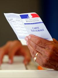 Hlasování ve francouzském městě Marseille.