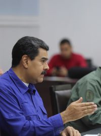 Venezuelský prezident Nicolás Maduro na jednání kabinetu