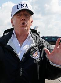 Americký prezident Donald Trump při návštěvě Floridy, kterou zasáhl hurikán Irma (ilustrační foto)