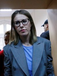 Ruská moderátorka Xenija Sobčaková