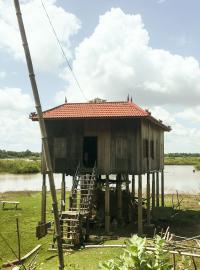 Systém včasného varování pomáhá chránit například domy na řece Mekong