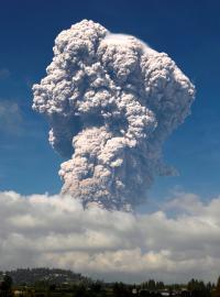 Erupce sopky Sinabung