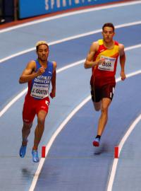 Rozběh na 400 metrů halovém mistrovství světa v Birminghamu (ilustrační fotografie)