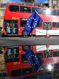 Zastánci setrvání Velké Británie v Evropské unii před britským parlamentem