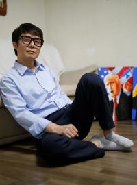 Severokorejský umělec Song Byeok