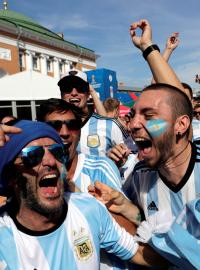 Fanoušci Argentiny v Rusku