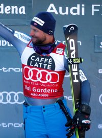 Aksel Lund Svindal zvítězil v supeobřím slalomu  ve Val Gardeně.