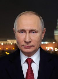 Ruský prezident Vladimir Putin při novoročním projevu