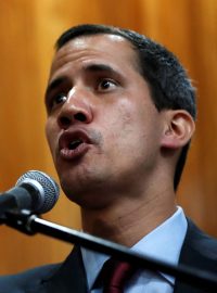 Venezuelský opoziční politik Juan Guaidó