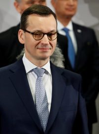 Polský premiér Mateusz Morawiecki a izraelský premiér Benjamin Netanjahu