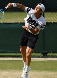 Tomáš Berdych na letošním Wimbledonu