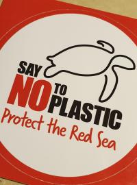 &quot;Řekněte NE plastům. Chraňte Rudé moře.&quot;