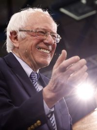 Senátor Bernie Sanders v New Hampshiru