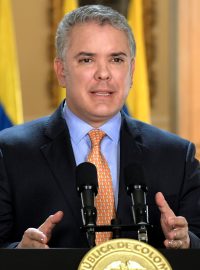 Kolumbijský prezident Iván Duque