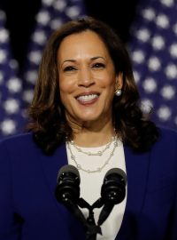 Kandidátka na americkou viceprezidentku Kamala Harrisová