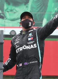 Lewis Hamilton po rekordním triumfu.