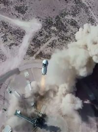 Soukromá vesmírná společnost Blue Origin provedla další úspěšný test své rakety New Shepard
