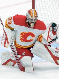 Hokejový brankář David Rittich pochytal všech 34 střel Toronta a dovedl Calgary k vítězství na ledě nejlepšího týmu NHL 3:0