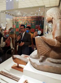 Expozice Muzea egyptské civilizace zatím není nijak rozsáhlá