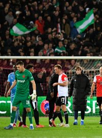 Fotbalisté Slavie prohráli na půdě Feyenoordu Rotterdam
