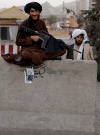 Vojáci Tálibánu v Kábulu