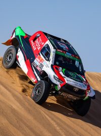 Automobil Násira al-Attíji při Rallye Dakar