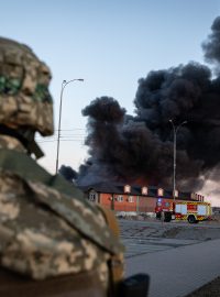 Bombardování v Kyjevě