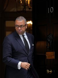 Britský ministr zahraničí James Cleverly