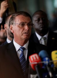 Jair Bolsonaro poprvé vystoupil na veřejnosti od své porážky v nedělních prezidentských volbách