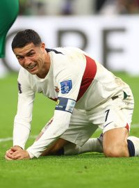 Ronaldo jen těžko nesl porážku s Marokem