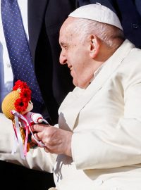 Papež František během generální audience