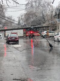 Montreal zasáhla ledová bouře