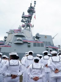 Bitevník Carl M. Levin brzy vypluje na moře, slavnostní ceremoniál se odehrál 24. června 2023