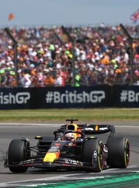 Max Verstappen na Velké ceně Velké Británie