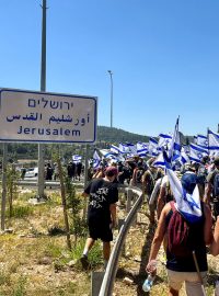 Na 20 000 Izraelců se přidalo k protestnímu pochodu