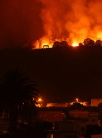 Požár na Tenerife