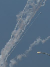 Vystřelené rakety z Gazy