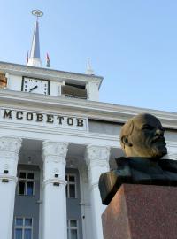 Dům sovětů v Tiraspolu, centru Podněstří
