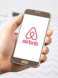 Aplikace služby Airbnb (ilustrační foto)