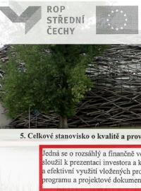 Nadhodnocený projekt, nejasný žadatel
Posudky upozornily ROP Střední Čechy
na rizika projektu Čapí hnízdo